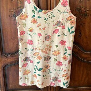 Floral Sleeveless Tank Dress